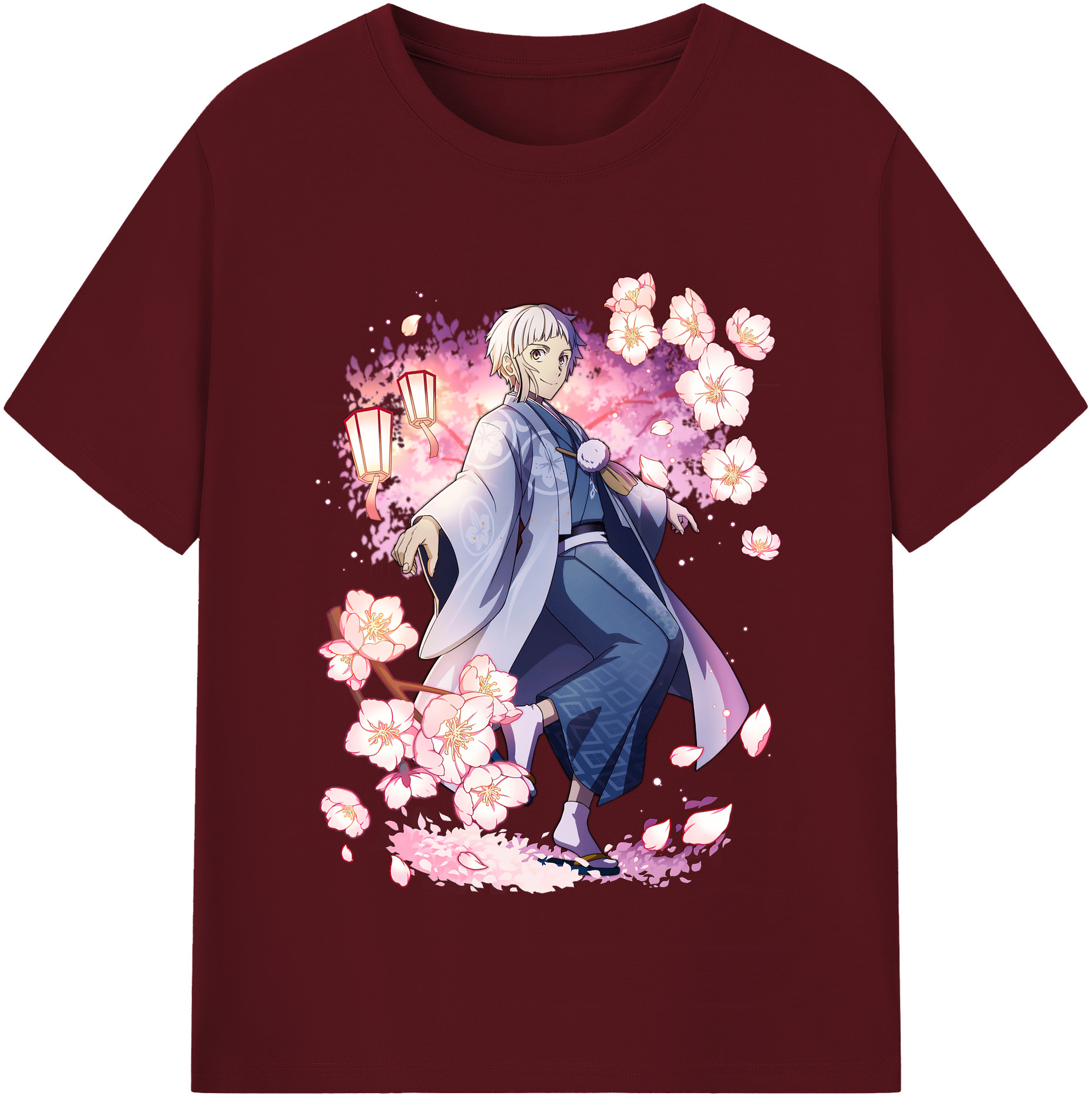 （画像用） 文豪ストレイドッグス Bungo Stray Dogs 綿100％半袖Tシャツ（フロントプリント）